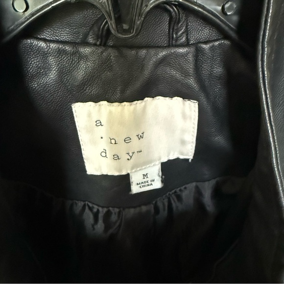 A New Day Women's Faux Leather Jacket - Picture 3 of 4